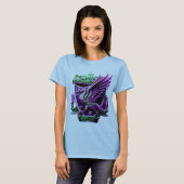 Dames Basic T-Shirt Deze basale t-shirt heeft (Voorkant volledig)