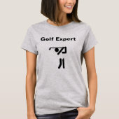 Dames Basic T-Shirt | Golf Expert (Voorkant)