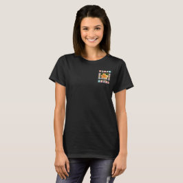 Dames Basic T-Shirt Hawaiian Tapestry