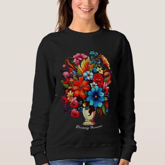 Dames Basic T-shirt met capuchon (Voorkant)