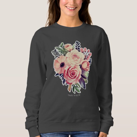 Dames Basic T-shirt met capuchon (Voorkant)