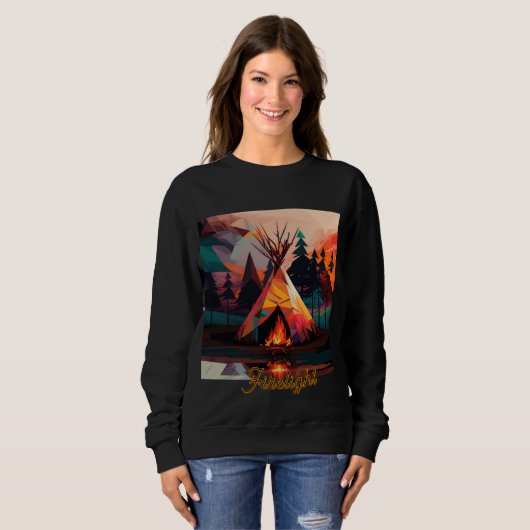 Dames Basic T-shirt met capuchon (Voorkant volledig)