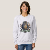 Dames Basic T-shirt met capuchon (Voorkant volledig)