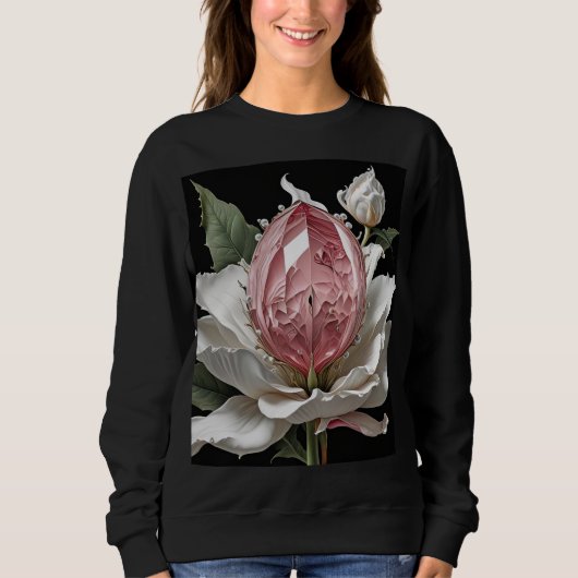 Dames Basic T-shirt met capuchon (Voorkant)