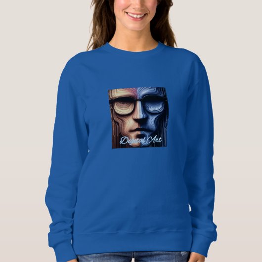 Dames Basic T-shirt met capuchon (Voorkant)