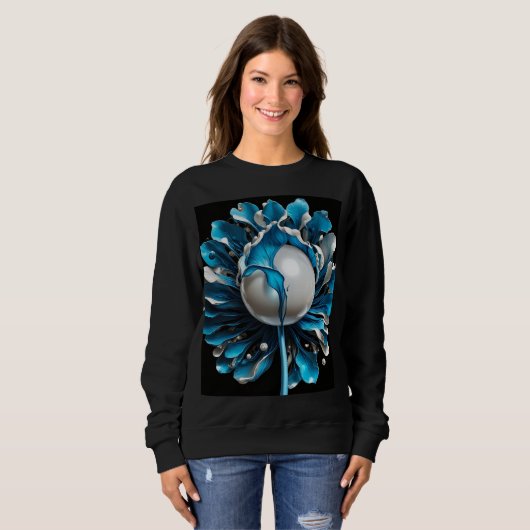 Dames Basic T-shirt met capuchon (Voorkant volledig)