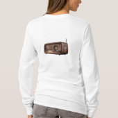 Dames Basic T-shirt met Lange Mouwen (Achterkant)