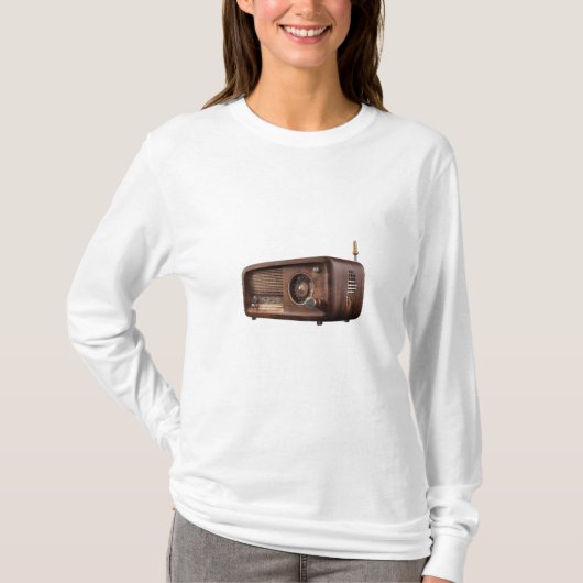 Dames Basic T-shirt met Lange Mouwen (Voorkant)