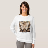 Dames Basic T-shirt met Lange Mouwen (Voorkant volledig)