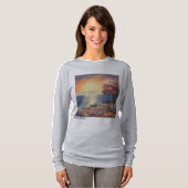 Dames Basic T-shirt met lange mouwen  (Voorkant volledig)