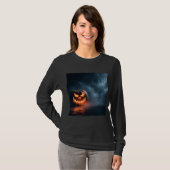 Dames Basic T-shirt met Lange Mouwen (Voorkant volledig)