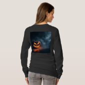 Dames Basic T-shirt met Lange Mouwen (Achterkant volledig)