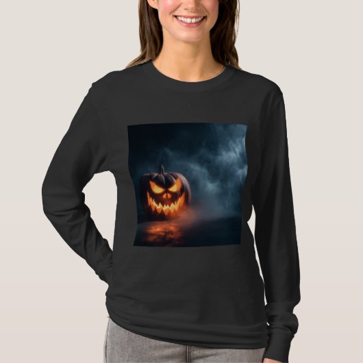 Dames Basic T-shirt met Lange Mouwen (Voorkant)