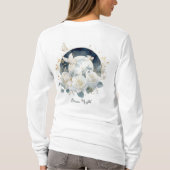 Dames Basic T-shirt met Lange Mouwen (Achterkant)