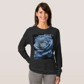 Dames Basic T-shirt met lange mouwen (Voorkant volledig)