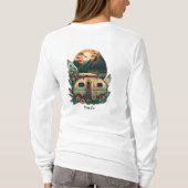 Dames Basic T-shirt met Lange Mouwen (Achterkant)