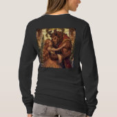 Dames Basic T-shirt met Lange Mouwen (Achterkant)