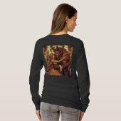 Dames Basic T-shirt met Lange Mouwen (Achterkant volledig)