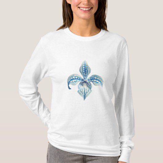 Dames Basic T-shirt met lange mouwen (Voorkant)