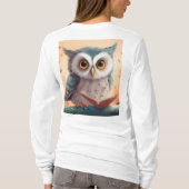 Dames Basic T-shirt met Lange Mouwen (Achterkant)