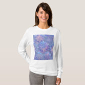 Dames Basic T-shirt met Lange Mouwen (Voorkant volledig)