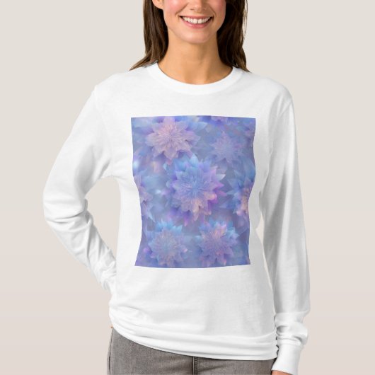 Dames Basic T-shirt met Lange Mouwen (Voorkant)