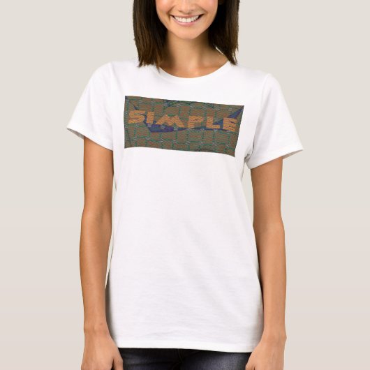 Dames Basic T-Shirt Sjabloon (Voorkant)