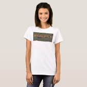 Dames Basic T-Shirt Sjabloon (Voorkant volledig)