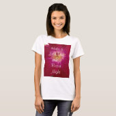 Dames Basic T-Shirt Sjabloon - Gepersonaliseerd (Voorkant volledig)