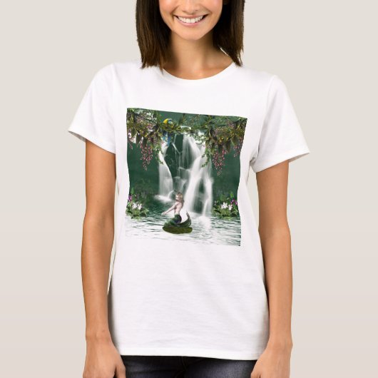 Dames Basic T-Shirt Sjabloon - Gepersonaliseerd (Voorkant)
