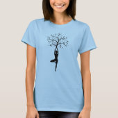 Dames Basic T-shirt | Yoga Tree (Voorkant)