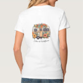 Dames Basic V-hals T-shirt (Achterkant)
