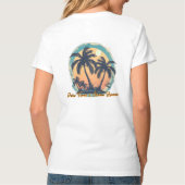 Dames Basic V-Hals T-Shirt (Achterkant)