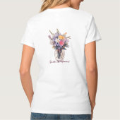 Dames Basic V-Hals T-Shirt (Achterkant)