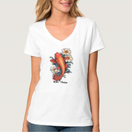 Dames Basic V-Hals T-shirt