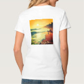 Dames Basic V-Hals T-shirt Aanbiedingsprijs $23.16 (Achterkant)