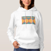 Dames Basic Wit Hoodie (Voorkant)