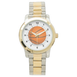 Dames Basketbal Oversized Two-Tone Horloge