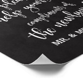 Dames Bathroom mandje 8x10 Chalkcoard-teken Poster (Hoek)