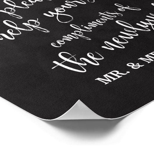 Dames Bathroom mandje 8x10 Chalkcoard-teken Poster (Hoek)