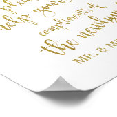 Dames Bathroom mandje Glitter 8x10 bruiloft Poster (Hoek)