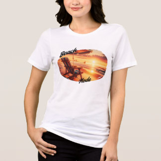 Dames ( Beach Mode ) Leuk t-shirt