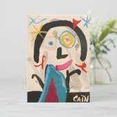 DAMES BEDANKKAART (Staand voorkant)