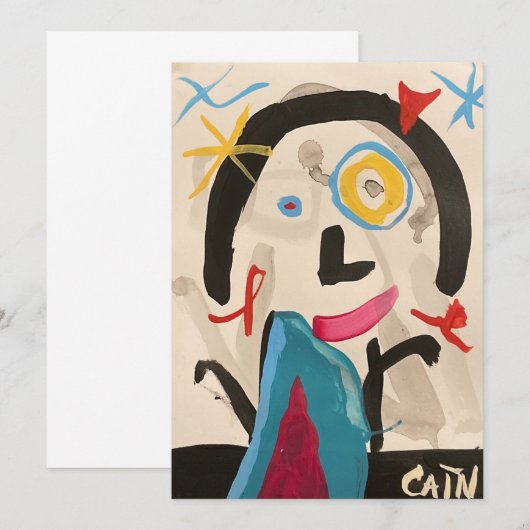 DAMES BEDANKKAART (Voorkant / Achterkant)