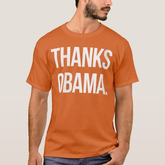 Dames Bedankt Obama VNeck T-shirt (Voorkant)
