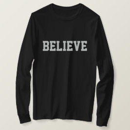 Dames Believe Christian Zwarte T-Shirt