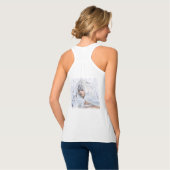 Dames Bella+Canvas 3/4 mouw Raglan T-shirt (Volledige Achterkant)