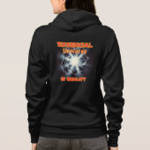 Dames Bella+Canvas full zip hoodie (Achterkant)