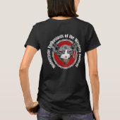 Dames Bella Canvas relaxed fit V-hals T-shirt (Achterkant)