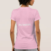 Dames Bella+Canvas slanke T-shirt (Achterkant)